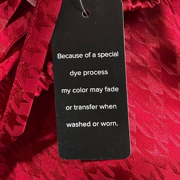 Torrid NWT Red Satin Spaghetti Strap Lace-Up Back Midi Dress Size 2X - Picture 11 of 12